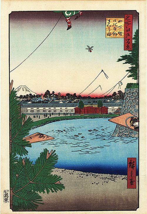 Hibiya and Soto-Sakurada from Yamashita-cho ("Benkei
          Moat")