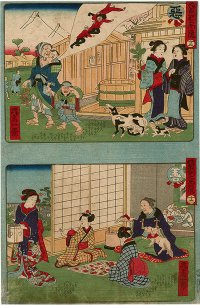 IKKEI, "The Double Mirror of Moral
                            Teachings for Girls, No. 12