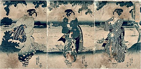 KUNIYOSHI, "Favourite Customs of
                            the Present Day"