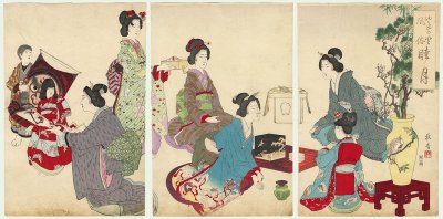 Unknown Artist (19th Century)
                            "Festival Celebrations at New
                            Year"
